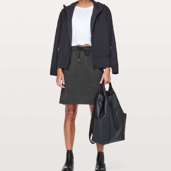 Lululemon Start Anew 21” Skirt in Heathered Black W-403 Size 6 - Picture 5 of 12